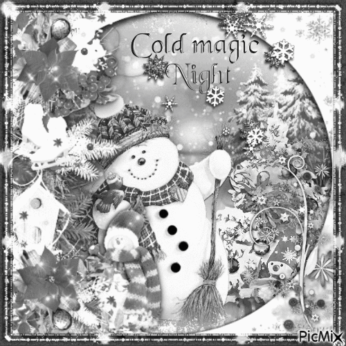 Cold Magic Night. - GIF animé gratuit