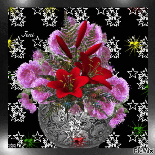 Flower's frame - Gratis geanimeerde GIF