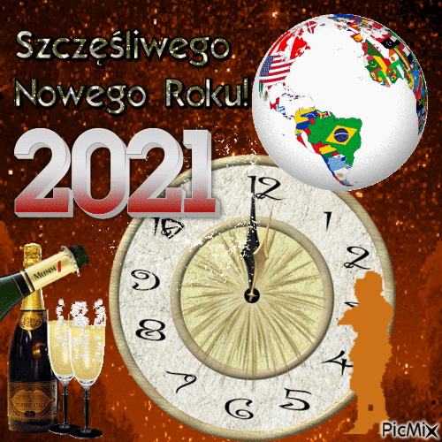 Nowy Rok 2021 - Free animated GIF