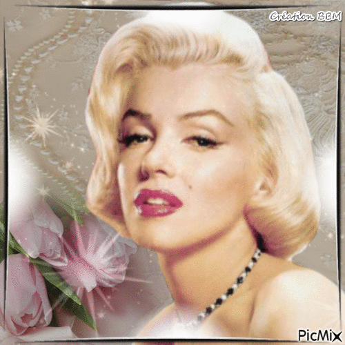 Marilyn Monroe par BBM - Nemokamas animacinis gif