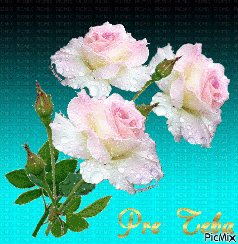Tri ruže - Безплатен анимиран GIF