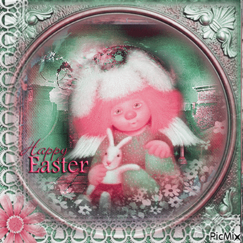 happy easter dear friend 3 - 無料のアニメーション GIF