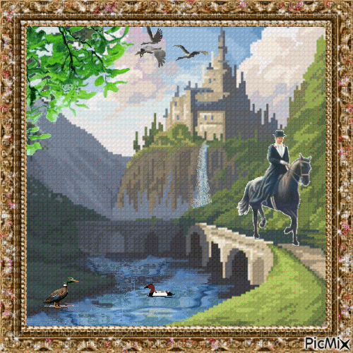 Замок - 無料のアニメーション GIF