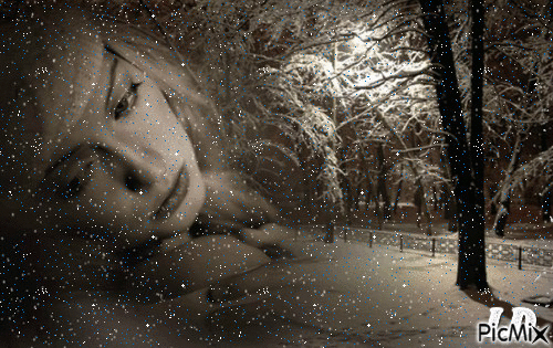 снег - Бесплатный анимированный гифка