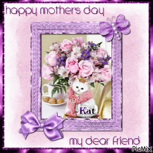 Happy Mother's Day Kat - GIF animado gratis