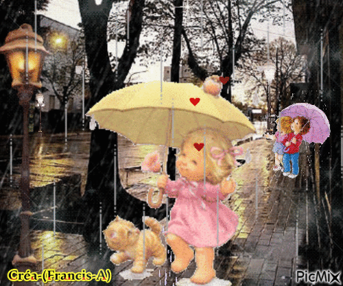 Jour de pluie - GIF animado grátis