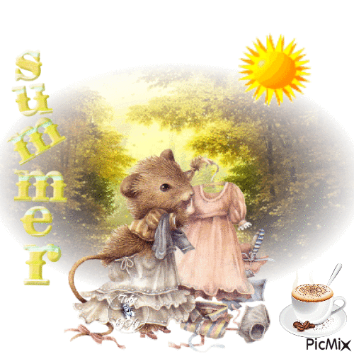 Summer Mice - Zdarma animovaný GIF