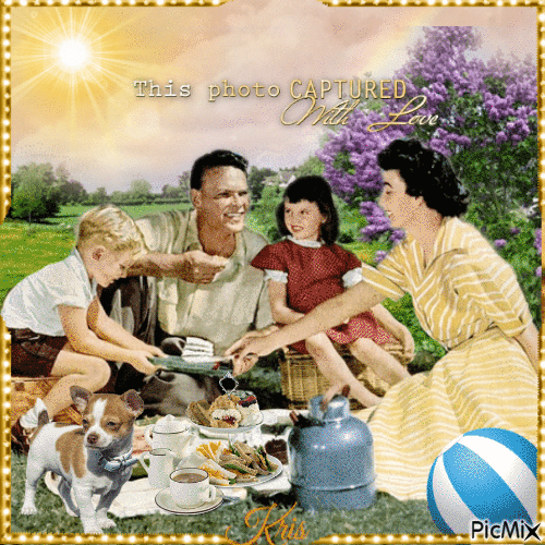 Famille vintage - Free animated GIF