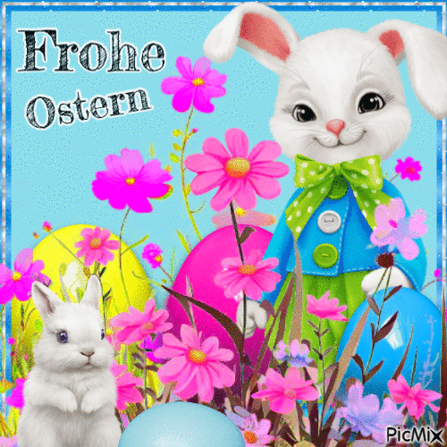 Frohe Ostern - Gratis animeret GIF