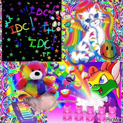 kidcore collage - Gratis geanimeerde GIF