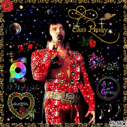 * Elvis Presley *  March 5th ,2022   by xRick7701x - Free animated GIF
