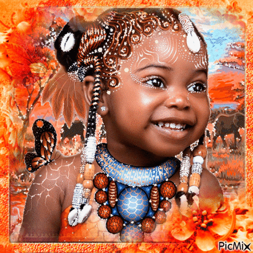 Le sourire d'un enfant - Besplatni animirani GIF