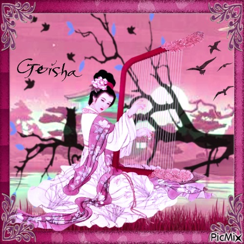 Geisha Rosatöne - png gratuito