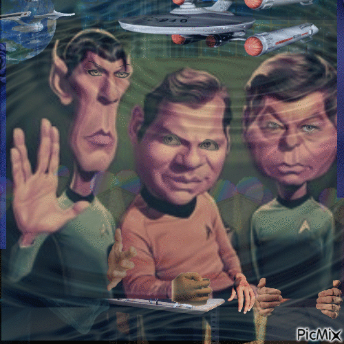 To Boldly, GO where, no man has gone before - Bezmaksas animēts GIF