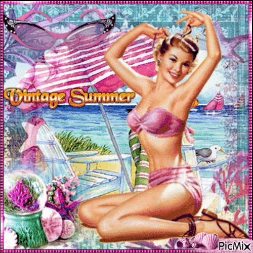 Woman in Summer - Vintage