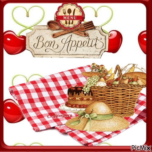 Bon appétit  ♥ ♥ - Free PNG