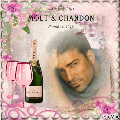 moët & chandon et Homme - Free animated GIF