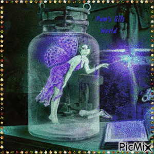 Mason Jar Fairy - Gratis geanimeerde GIF