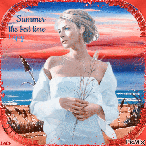 Summer, the best time. Enjoy - GIF animasi gratis