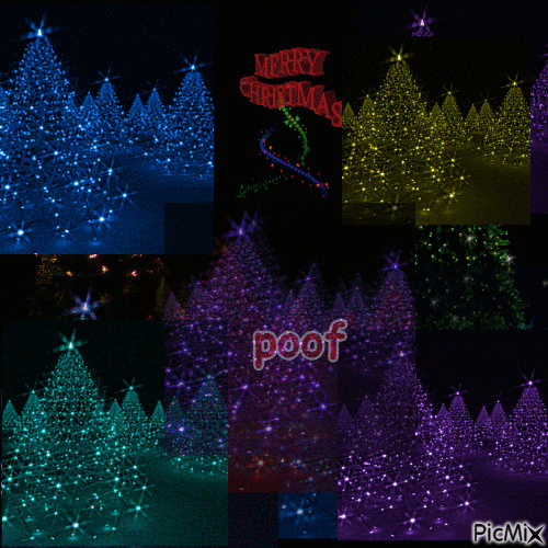 Pychedelic Christmas - Besplatni animirani GIF