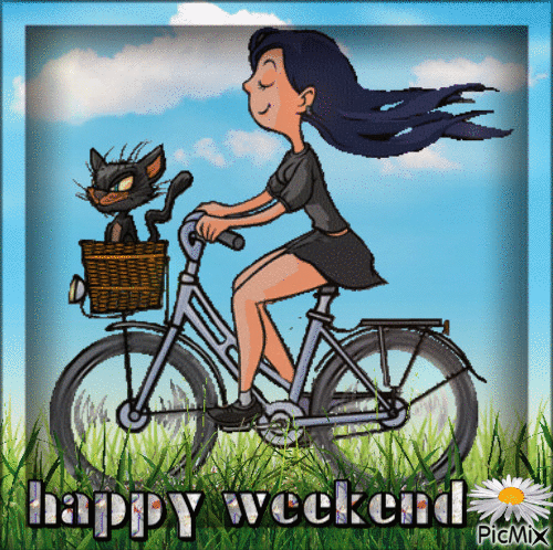 happy weekend - Безплатен анимиран GIF