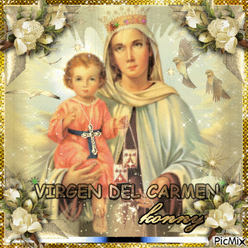 virgen del carmen - Δωρεάν κινούμενο GIF