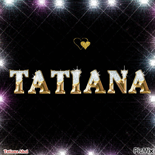 Tatiana - GIF animé gratuit