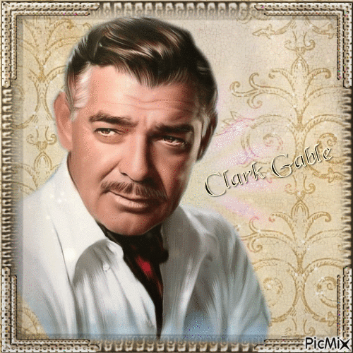 Clark Gable - GIF animé gratuit