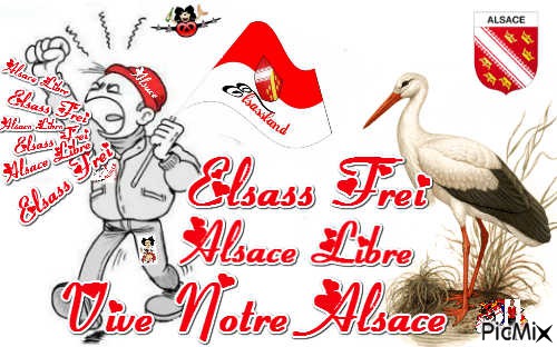 Alsace Elsass 67 ou 68  Rot un Wiss - kostenlos png
