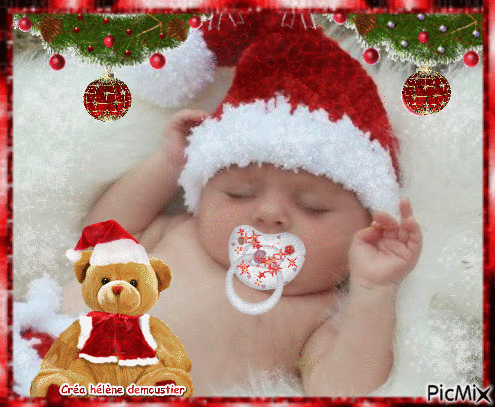 HD bébé Noel - GIF animado grátis