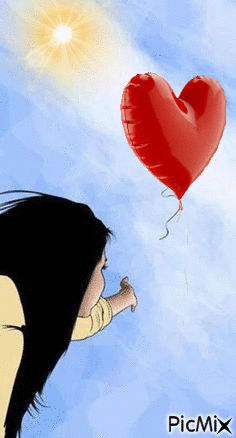 Se escapó mi globo - Nemokamas animacinis gif