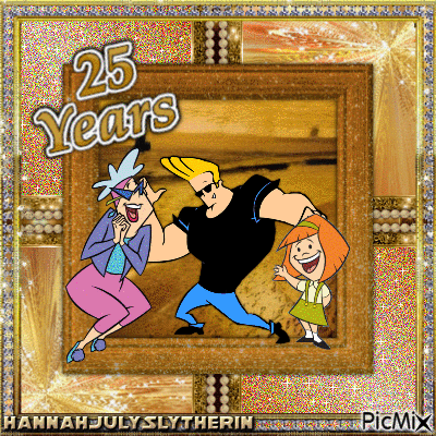 {25 Years of Johnny Bravo} - Free animated GIF