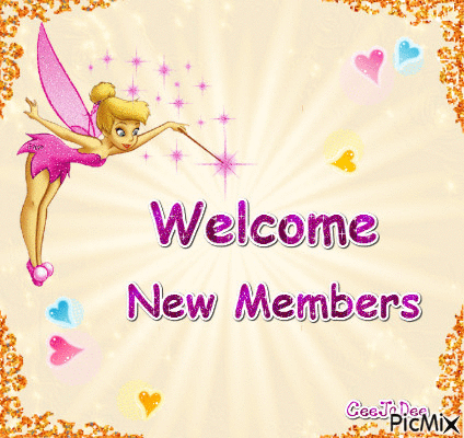 Welcome New Members - Bezmaksas animēts GIF