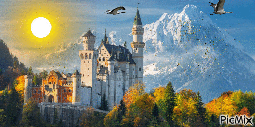 Schloss - Gratis animeret GIF