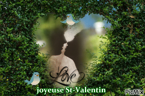 joyeuse St-Valentin - Безплатен анимиран GIF