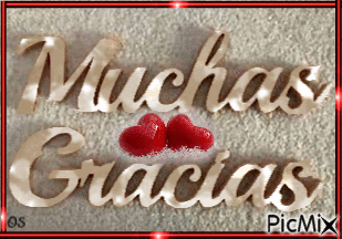 Muchas Gracias - GIF เคลื่อนไหวฟรี