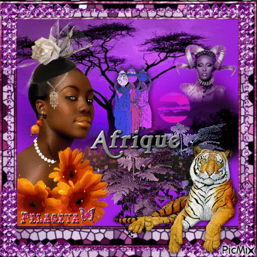 Beauté africaine - Besplatni animirani GIF