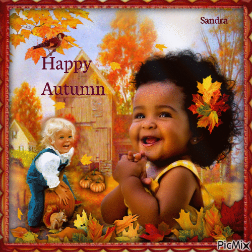 Happy Autumn ! - GIF animé gratuit