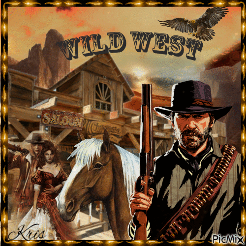 Cowboy Willy West - Безплатен анимиран GIF