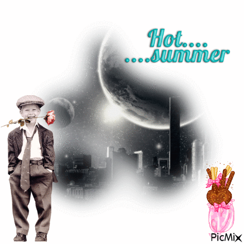 Hot Summer Nights - Бесплатный анимированный гифка