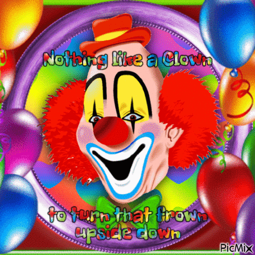 Clown-RM-03-08-23 - GIF animé gratuit