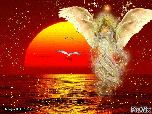 Sunrise Angel - Бесплатни анимирани ГИФ