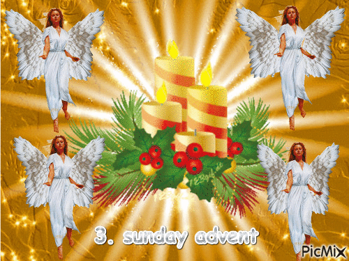 3. søndag i advent - Darmowy animowany GIF