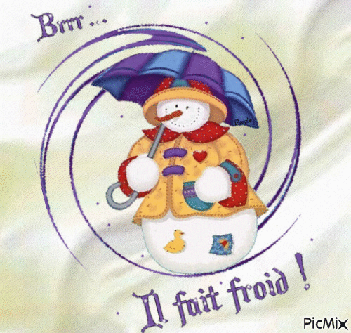 Il fait froid - Free animated GIF