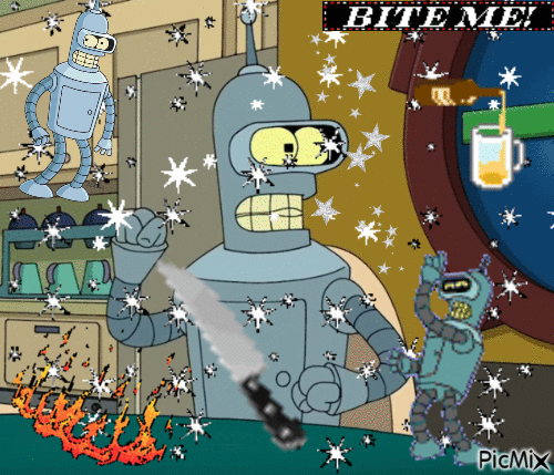 Bender - GIF animé gratuit