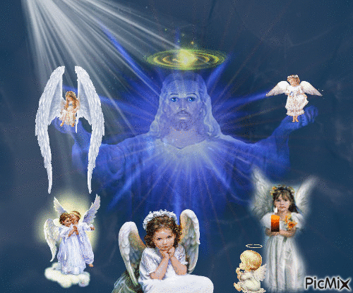 the angels of God - Ingyenes animált GIF