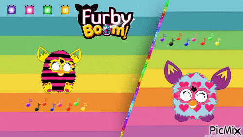 Furby - GIF animado grátis