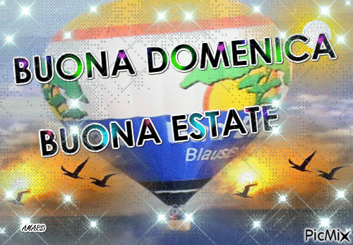BUONA DOMENICA - GIF animé gratuit