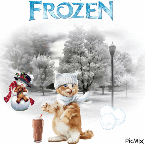 Frozen Winter Day - Бесплатный анимированный гифка