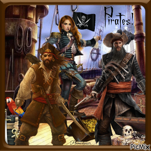 Pirates. - GIF animado grátis